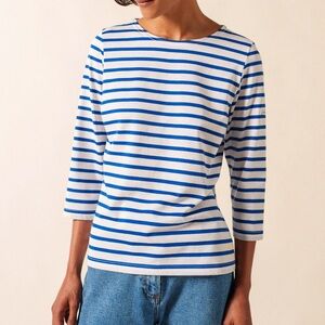 Saint James Galathee Breton Striped Top